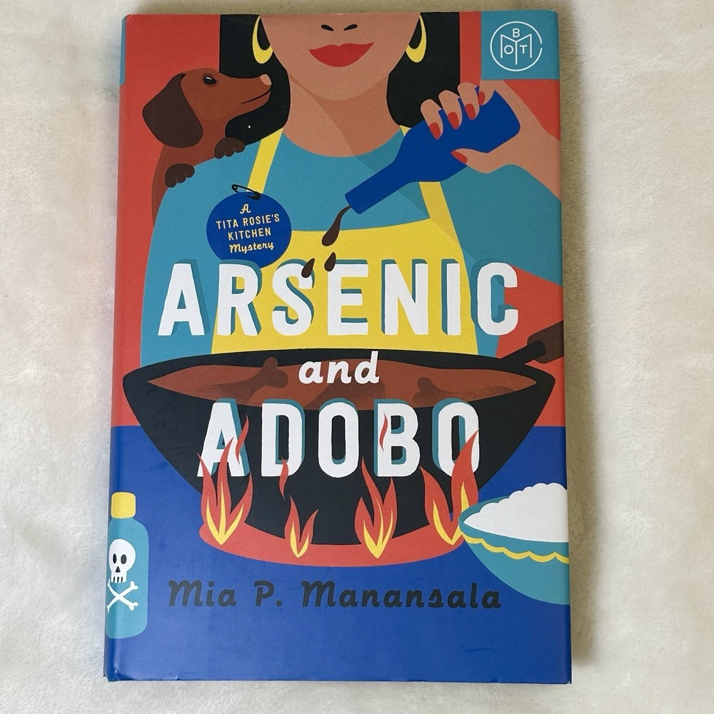 Arsenic and Adobo by Mia P. Manansala Book of the Month Cozy Mystery Hardcover
